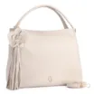 Bolsa Tote Flor Couro Off White - imagem 2