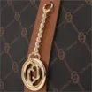 Bolsa Tote Grande Alt/Couro Marrom Monograma Botão Lateral - imagem 7