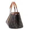 Bolsa Tote Grande Alt/Couro Marrom Monograma Botão Lateral - imagem 8
