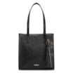 Bolsa Tote Grande Alt Lezard Preto Barbicacho - imagem 1