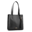 Bolsa Tote Grande Alt Lezard Preto Barbicacho - imagem 3