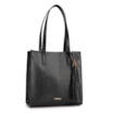 Bolsa Tote Grande Alt Lezard Preto Barbicacho - imagem 3