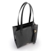 Bolsa Tote Grande Alt Lezard Preto Barbicacho - imagem 5