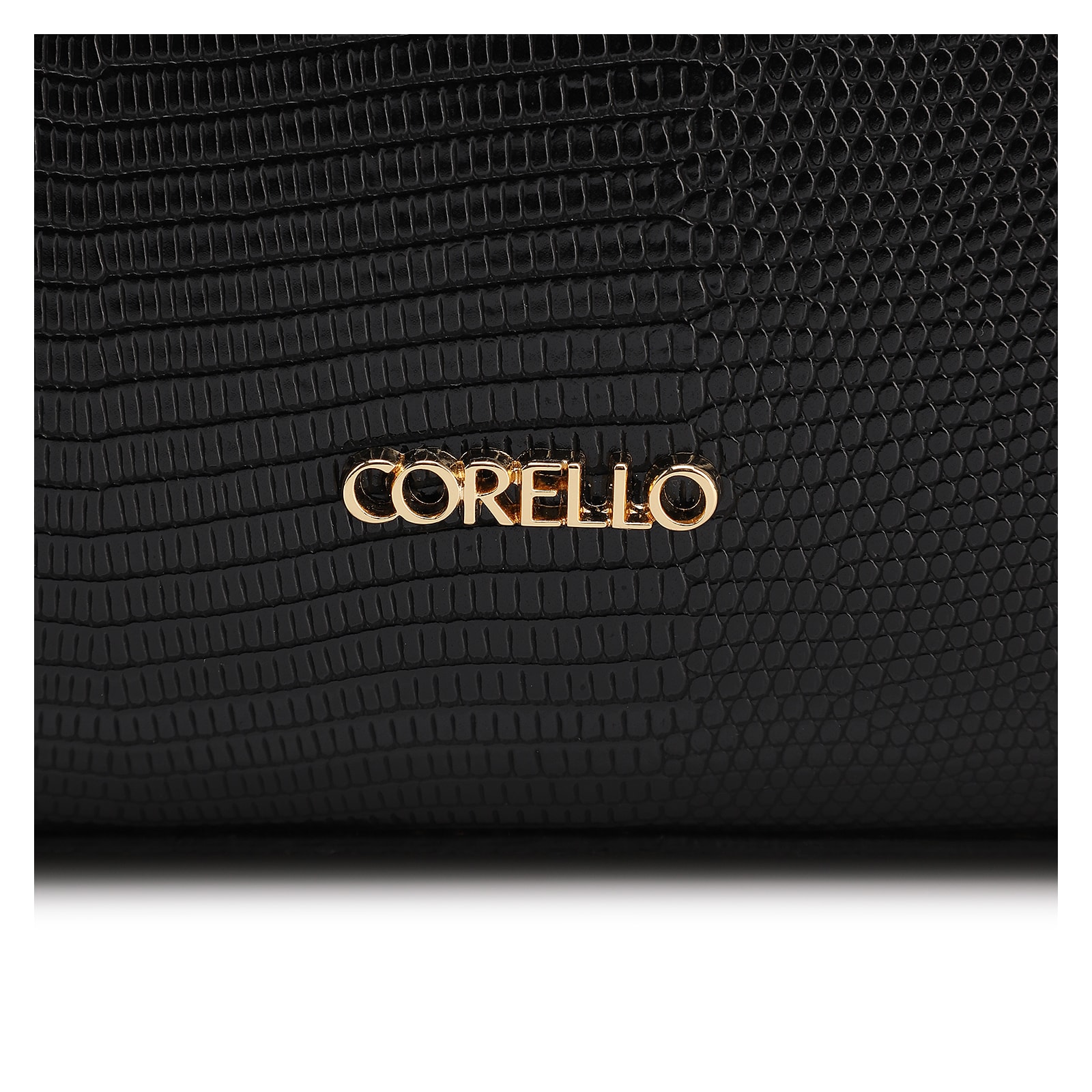 Bolsa Tote Grande Alt Lezard Preto Barbicacho