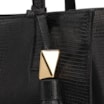 Bolsa Tote Grande Alt Lezard Preto Barbicacho - imagem 8