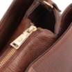 Bolsa Tote Grande Couro Antique Marrom Divisórias - imagem 6