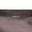 Bolsa Tote Grande Couro Antique Marrom Escuro Argolas Douradas - imagem 7