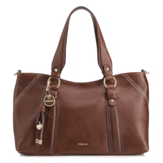 Grande Couro antique Marrom Pingente