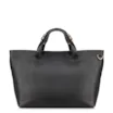 Bolsa Tote Grande Couro Antique Preto Fecho Magnético - imagem 3