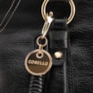 Bolsa Tote Grande Couro Antique Preto Pingente - imagem 7