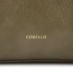 Bolsa Tote Grande Couro Antique Verde Laterais Rebites - imagem 6