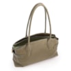 Bolsa Tote Grande Couro Antique Verde Laterais Rebites - imagem 4