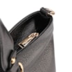 Bolsa Tote Grande Couro Antiquei Preto Pingente - imagem 6