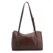 Bolsa Tote Grande Couro Marrom Alça Monograma - imagem 3