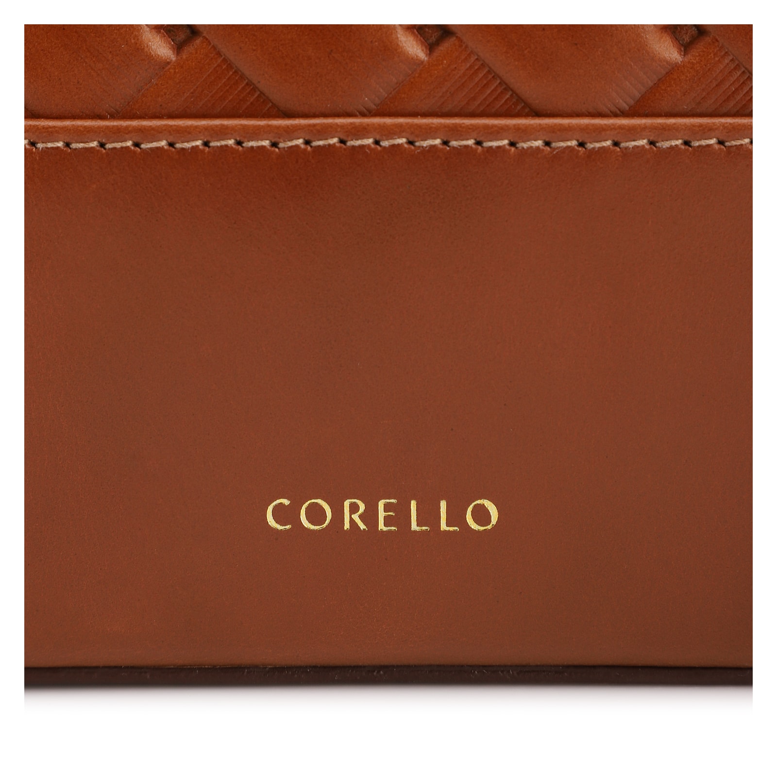  Bolsa Tote Grande Couro Marrom Claro Textura Tressê