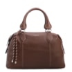 Bolsa Tote Grande Couro Marrom Compartimentos - imagem 1