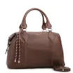 Bolsa Tote Grande Couro Marrom Compartimentos - imagem 3