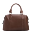 Bolsa Tote Grande Couro Marrom Compartimentos - imagem 4