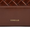  Bolsa Tote Grande Couro Marrom Textura Tressê - imagem 6
