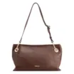 Bolsa Tote Grande Couro Marrom Tressê Argola - imagem 4