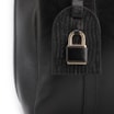 Bolsa Tote Grande Couro Preta Alça New Lezard - imagem 9