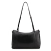 Bolsa Tote Grande Couro Preta Alça New Lezard - imagem 4