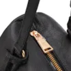 Bolsa Tote Grande Couro Preta Alça New Lezard - imagem 6