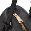 Bolsa Tote Grande Couro Preta Alça New Lezard - imagem 6
