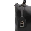 Bolsa Tote Grande Couro Preta Alça New Lezard - imagem 7