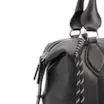 Bolsa Tote Grande Couro Preta Compartimentos - imagem 7