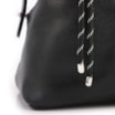 Bolsa Tote Grande Couro Preta Compartimentos - imagem 8