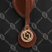 Bolsa Tote Grande Marrom Alt/Couro Monograma Pingente Dourado - imagem 6