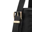 Bolsa Tote Grande Preta Couro Antique Alça Fivela - imagem 8