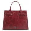 Bolsa Tote Ilhós Couro Estonado Vermelho - imagem 4