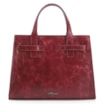 Bolsa Tote Ilhós Couro Estonado Vermelho - imagem 4
