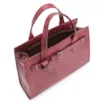 Bolsa Tote Ilhós Couro Estonado Vermelho - imagem 5