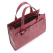 Bolsa Tote Ilhós Couro Estonado Vermelho - imagem 5