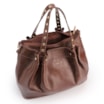 Bolsa Tote Ilhós Couro Marrom - imagem 4