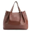 Bolsa Tote Ilhós Couro Marrom - imagem 1