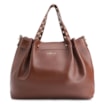 Bolsa Tote Ilhós Couro Marrom - imagem 1
