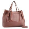 Bolsa Tote Ilhós Couro Marrom - imagem 2