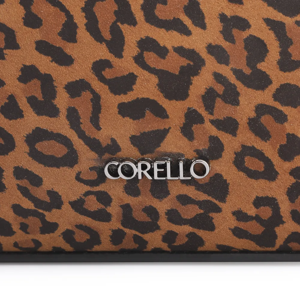 Bolsa Tote Ilhós Couro Nobuck Onça/Couro Preto - imagem 6