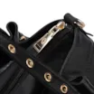 Bolsa Tote Ilhós Couro Preto - imagem 5