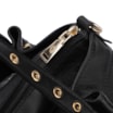 Bolsa Tote Ilhós Couro Preto - imagem 5
