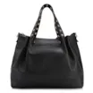 Bolsa Tote Ilhós Couro Preto - imagem 3