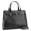 Bolsa Tote Ilhós Couro Preto - imagem 3