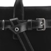 Bolsa Tote Ilhós Couro Preto - imagem 6