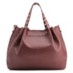 Bolsa Tote Ilhós Couro Vinho - imagem 3