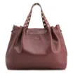 Bolsa Tote Ilhós Couro Vinho - imagem 1