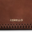 Bolsa Tote Laser Cut Couro Camurça/Couro Marrom Escuro - imagem 7